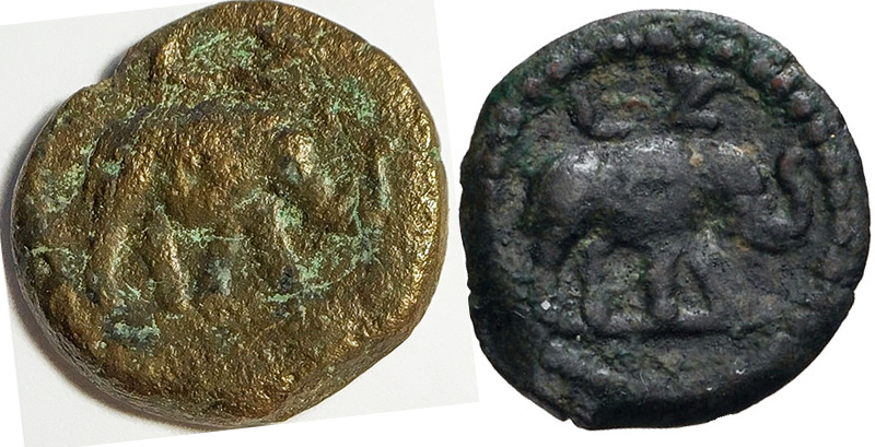 Elephant-Ancient-Bronze-Coin